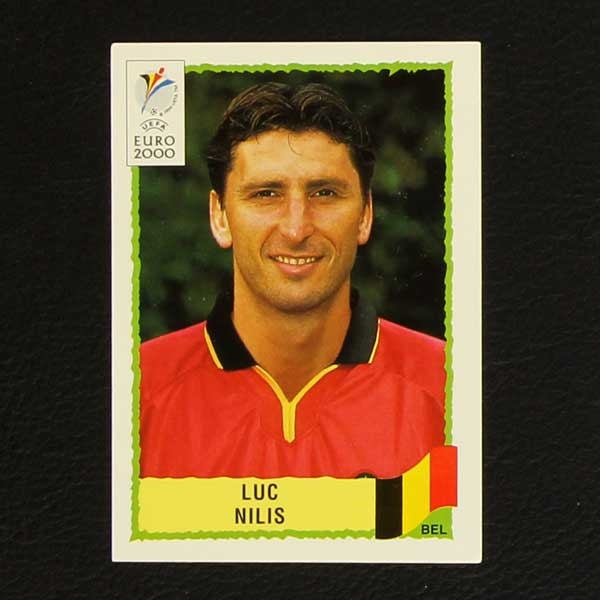 Euro 2000 Nr. 113 Panini Sticker Luc Nilis