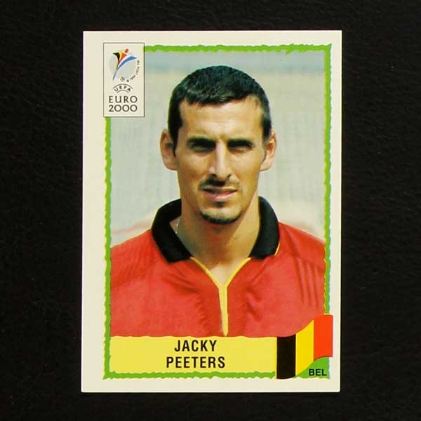 Euro 2000 No. 101 Panini sticker Jacky Peeters