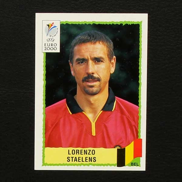 Euro 2000 Nr. 103 Panini Sticker Lorenzo Staelens
