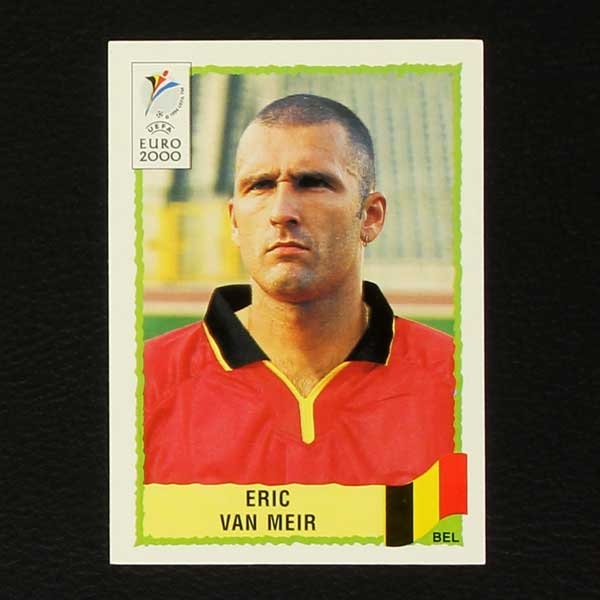 Euro 2000 No. 100 Panini sticker Eric Van Meir