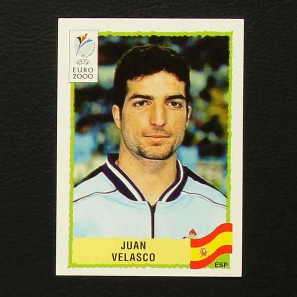 Euro 2000 No. 192 Panini sticker Juan Velasco