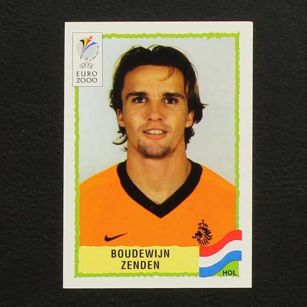 Euro 2000 No. 286 Panini sticker Boudewijn Zenden