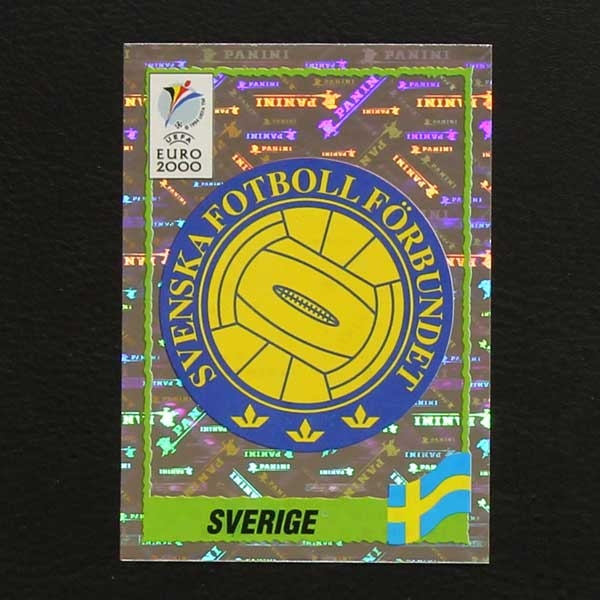 Euro 2000 Nr. 118 Panini Sticker Wappen Sverige