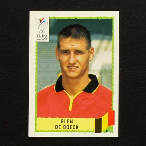 Euro 2000 No. 102 Panini sticker Glen de Boeck
