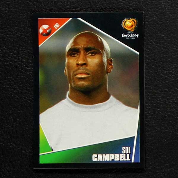 Euro 2004 No. 120 Panini sticker Sol Campbell