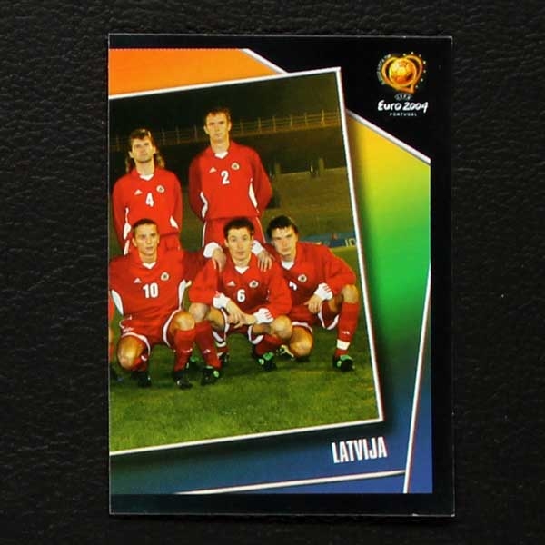 Euro 2004 Nr. 253 Panini Sticker Team Lettland rechts