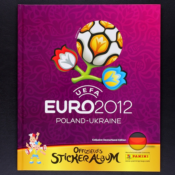 Euro 2012 Panini Sticker Leeralbum - Hardtcover Version D