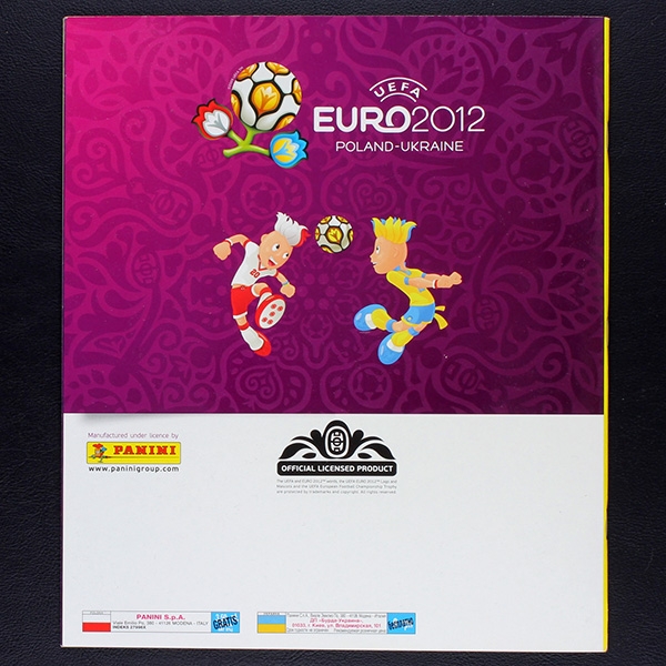 Euro 2012 Panini Sticker Leeralbum - P Version