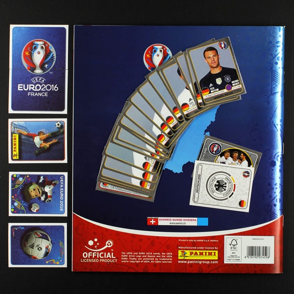 Euro 2016 Star Edition Panini Album komplett - Swiss Star Edition