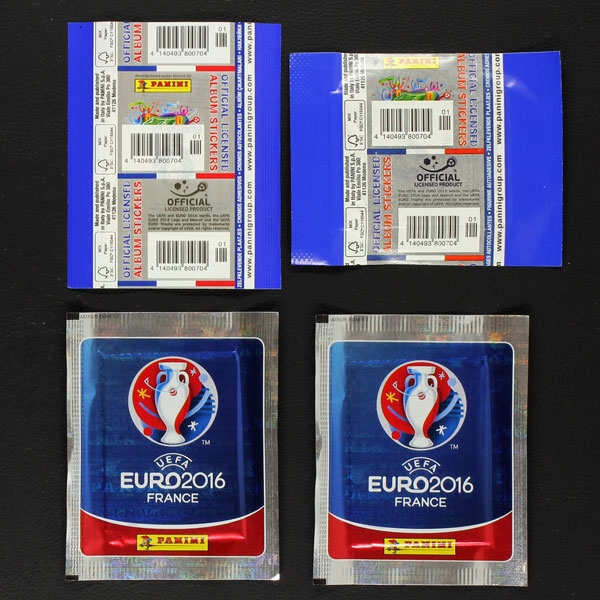 Euro 2016 Panini Sticker Tüte Deutschland 2 Varianten
