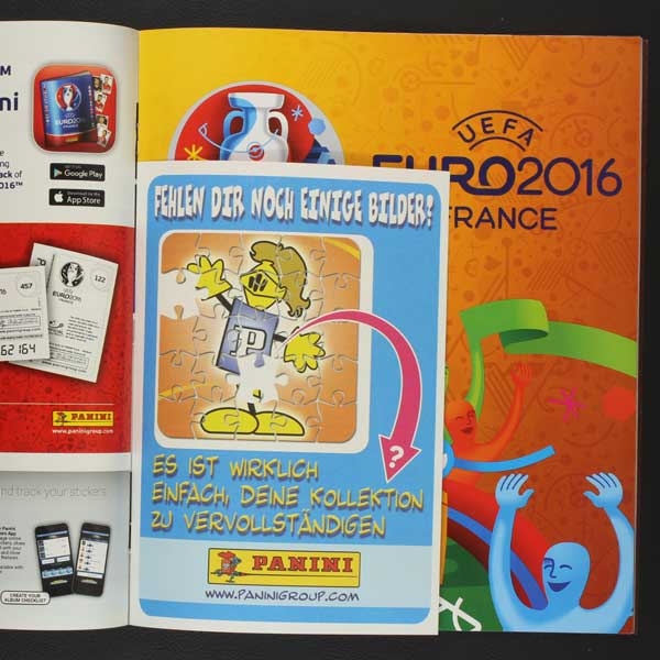 Euro 2016 Panini Sticker Leeralbum deutsche Variante