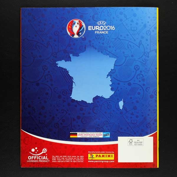 Euro 2016 Panini Sticker Leeralbum deutsche Variante