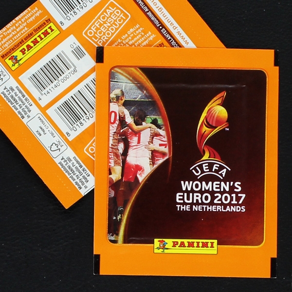Euro 2017 Womens Panini Sticker Tüte deutsche Version