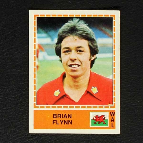 Brian Flynn Panini Sticker Euro 80