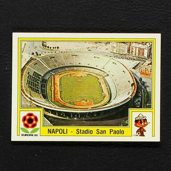 Napoli Stadio Panini Sticker Euro 80
