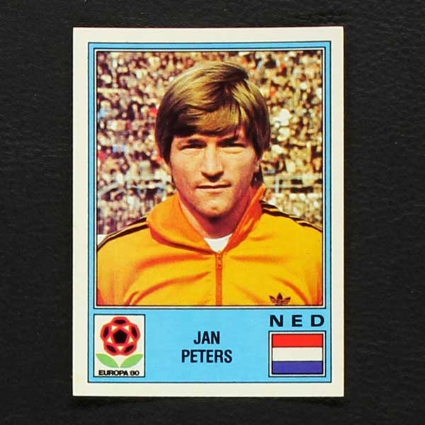 Jan Peters Panini Sticker Euro 80