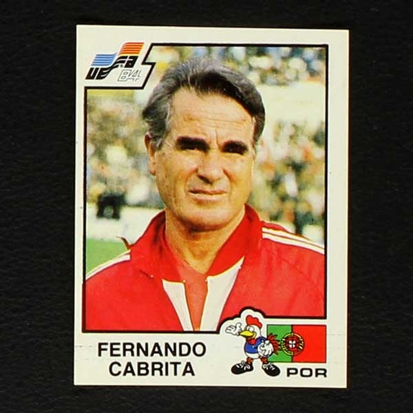 Euro 84 No. 162 Panini sticker Fernando Cabrita
