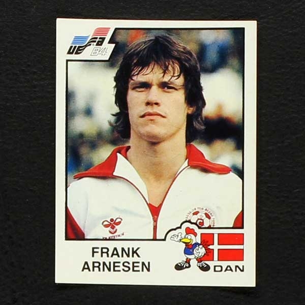 Euro 84 Nr. 074 Panini Sticker Frank Arnesen