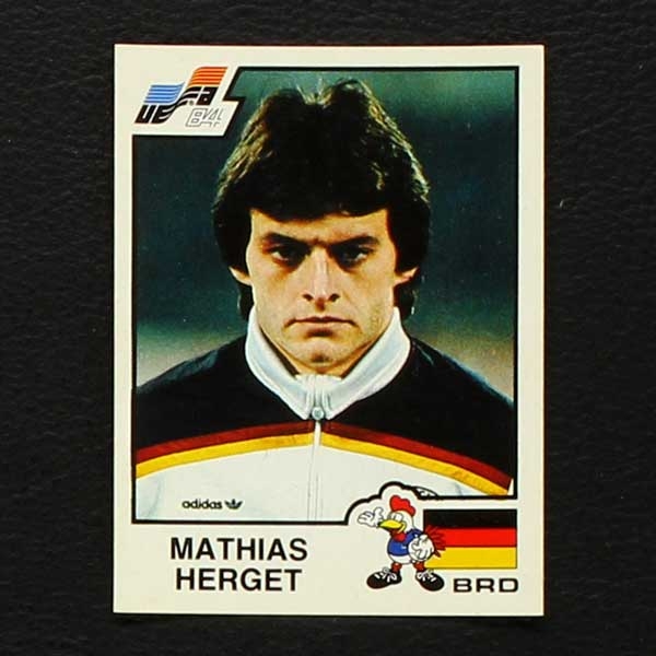 Euro 84 Nr. 141 Panini Sticker Mathias Herget
