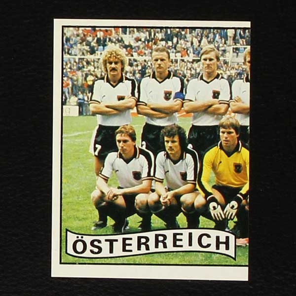 Euro 84 No. 244 Panini sticker Österreich part 1