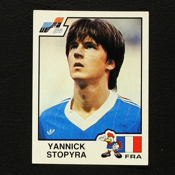 Euro 84 Nr. 054 Panini Sticker Yannick Stopyra