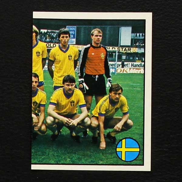 Euro 84 Nr. 258 Panini Sticker Sverige Teil 2