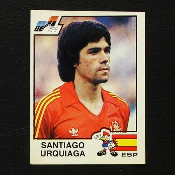 Euro 84 No. 215 Panini sticker Santiago Urquiaga