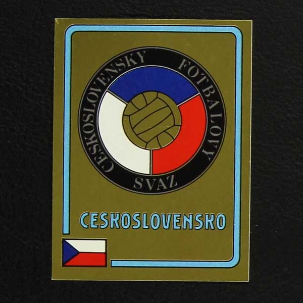 Euro 84 Nr. 232 Panini Sticker Wappen Ceskoslovensko
