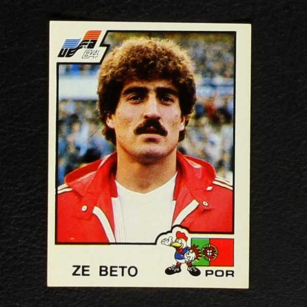 Euro 84 No. 181 Panini sticker Ze Beto