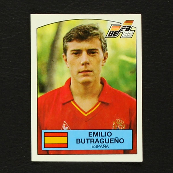 Euro 88 No. 149 Panini sticker Emilio Butragueno