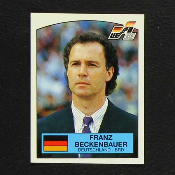Euro 88 No. 051 Panini sticker Franz Beckenbauer