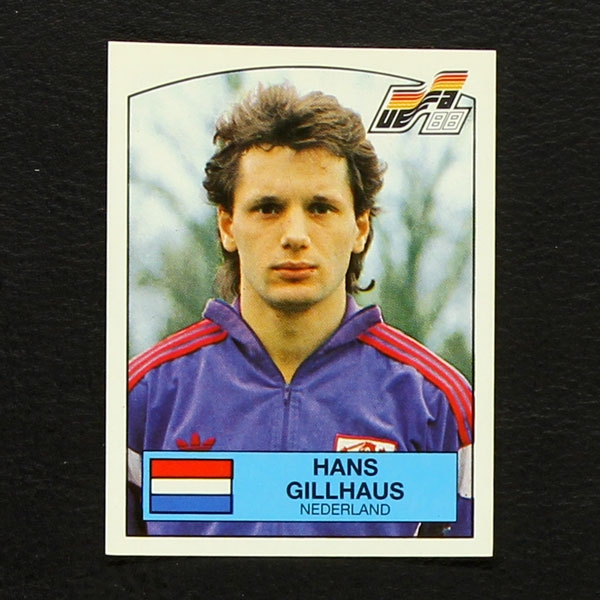 Euro 88 Nr. 233 Panini Sticker Hans Gillhaus