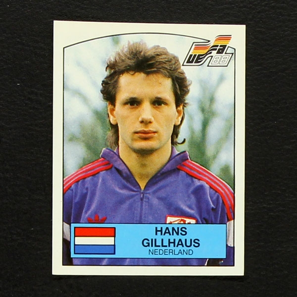 Euro 88 No. 233 Panini sticker Hans Gillhaus