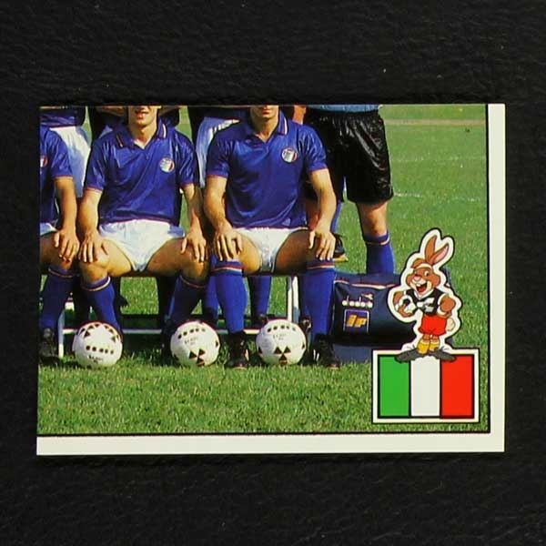 Euro 88 No. 074 Panini sticker team Italia below right