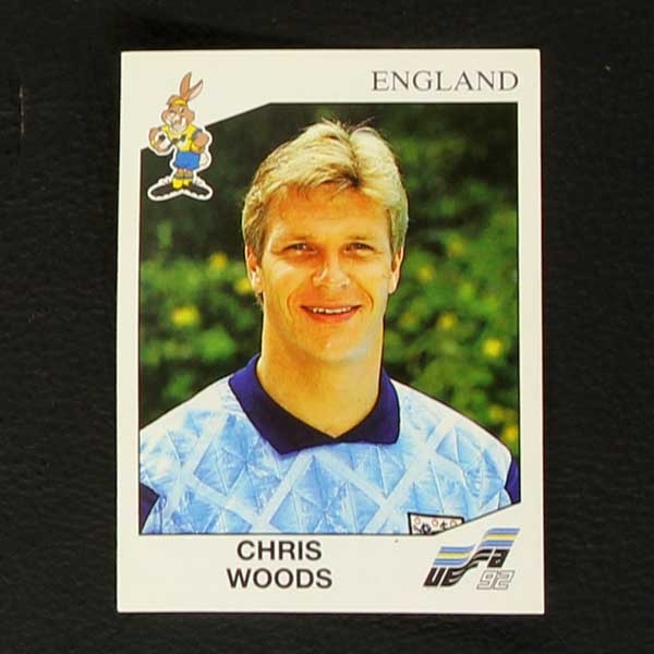 Euro 92 Nr. 095 Panini Sticker Chris Woods