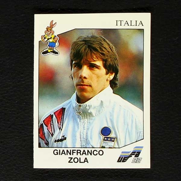 Euro 92 No. 250 Panini sticker Gianfranco Zola