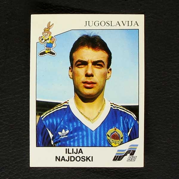 Euro 92 Nr. 074 Panini Sticker Ilija Najdoski