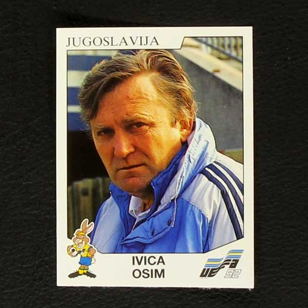 Euro 92 Nr. 068 Panini Sticker Ivica Osim