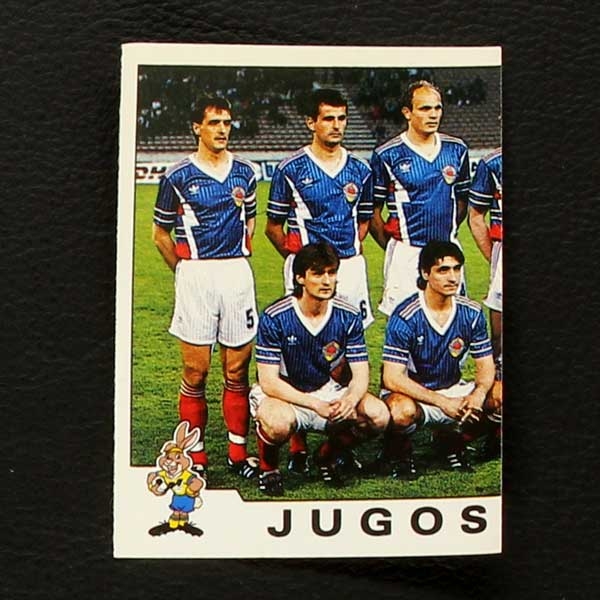 Euro 92 Nr. 064 Panini Sticker Jugoslavija links