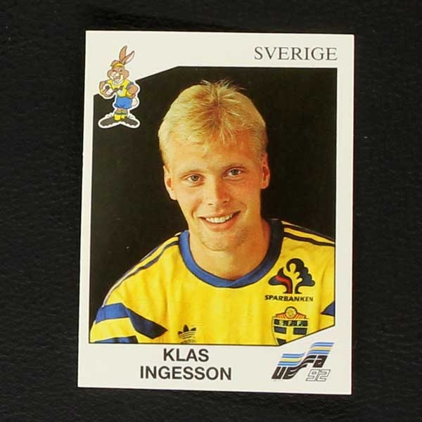 Euro 92 Nr. 029 Panini Sticker Klas Ingesson