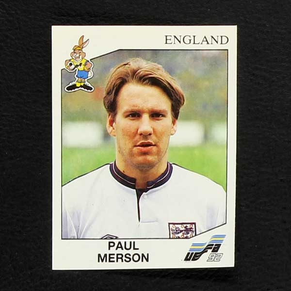 Euro 92 No. 113 Panini sticker Paul Merson