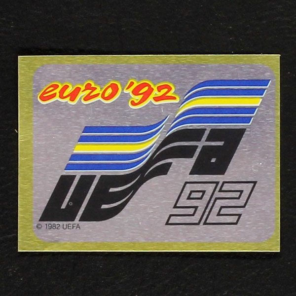 Euro 92 Nr. 001 Panini Sticker Wappen EM 92