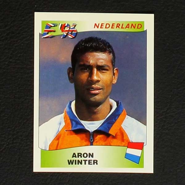Euro 96 Nr. 087 Panini Sticker Aron Winter