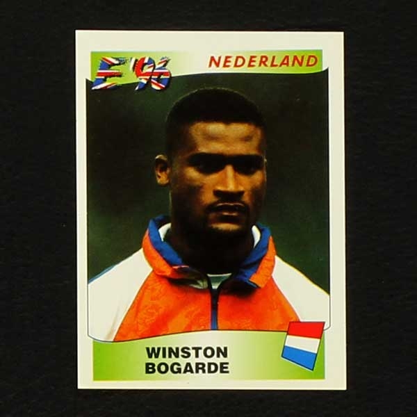 Euro 96 Nr. 080 Panini Sticker Winston Bogarde
