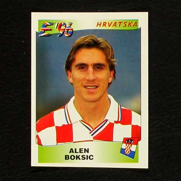 Euro 96 No. 351 Panini sticker Alen Boksic