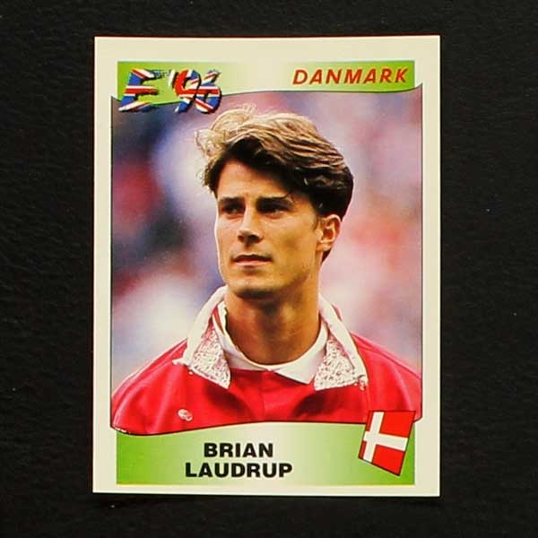Euro 96 No. 291 Panini sticker Brian Laudrup