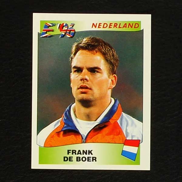 Euro 96 Nr. 081 Panini Sticker Frank De Boer