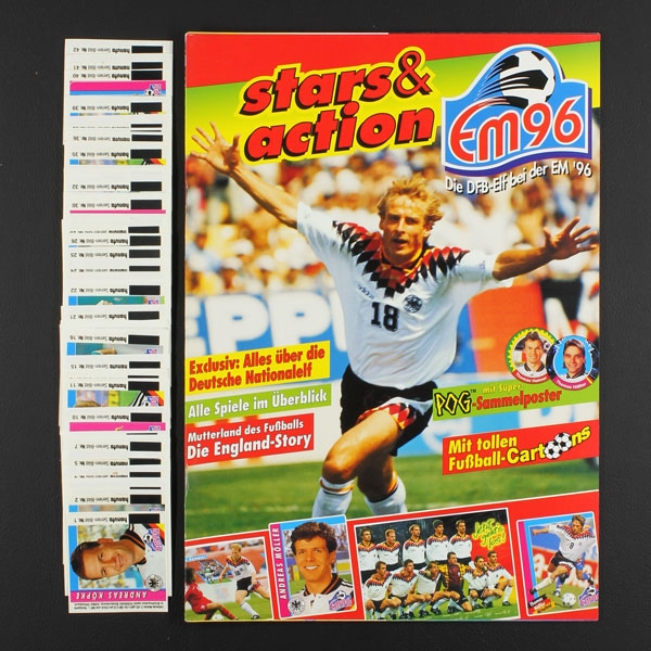 Euro 96 Duplo Hanuta Ferrero Sticker Album