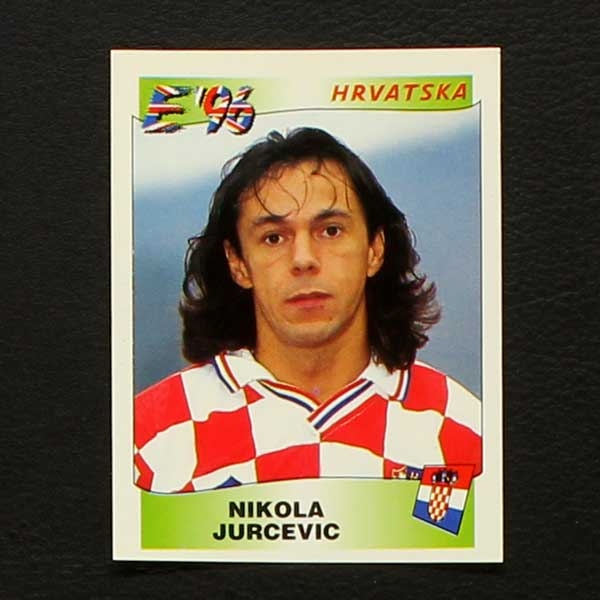 Euro 96 No. 344 Panini sticker Nikola Jurcevic