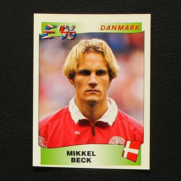 Euro 96 No. 290 Panini sticker Mikkel Beck